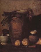 Still life with shallot Jean Francois Millet